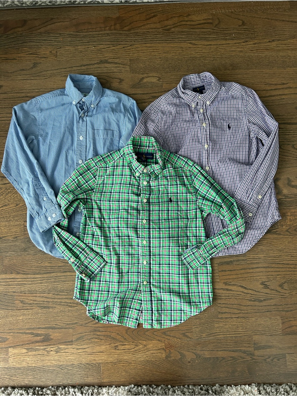 Polo by Ralph Lauren Green Plaid Button-Down Shirt - Boys